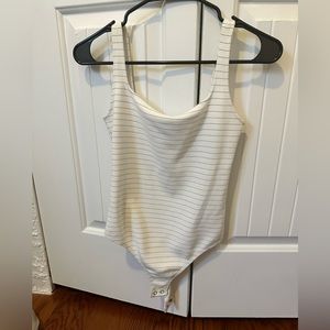 Stripped, tank top bodysuit